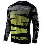 Dětský dres TroyLeeDesigns GP Jersey Youth Brushed Black Glo Green 2022