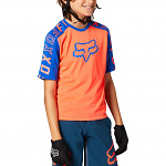 Dětský MTB dres FOX Youth Ranger Dri-Release SS Jersey Atomic Punch 2021