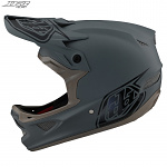 Downhill helma TroyLeeDesigns D3 Fiberlite Helmet Stealth Gray 2021