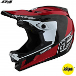 Downhill helma TroyLeeDesigns D4 Carbon Helmet MIPS Corsa SRAM Red 2021