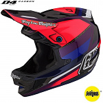 Downhill helma TroyLeeDesigns D4 Carbon Helmet MIPS Reverb Pink Purple 2023