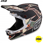 Downhill helma TroyLeeDesigns D4 Composite Helmet MIPS Matrix Army Camo Satin 2023