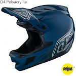 Integrální MTB helma TroyLeeDesigns D4 Polyacrylite Helmet MIPS Shadow Blue 2024