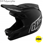 Integrální MTB helma TroyLeeDesigns D4 Polyacrylite Helmet MIPS Stealth Black 2024