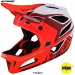 Integrální MTB helma TroyLeeDesigns Stage Helmet Valance Red 2023