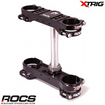 Kompletní brýle XTRIG ROCS TECH Triple Clamps KTM SX / SXF 23-.. EXC 24-.Husqvarna TC FC 23-.. Black