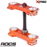 Kompletní brýle XTRIG ROCS Triple Clamps KTM SX / SXF 13-22, EXC / EXC-F 14-23 Orange