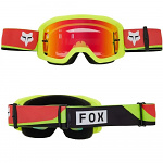 MX brýle FOX Main II Ballast Goggle Black Red Spark 2024