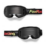 MX brýle FOX Main II Statk Smoke Goggle Black Red 2023