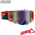 MX brýle LEATT Velocity 6.5 IRIZ Orange Ink