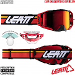 MX brýle LEATT Velocity 6.5 IRIZ Red 2024