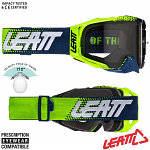 MX brýle LEATT Velocity 6.5 Lime Blue 2022