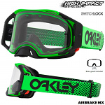 MX brýle Oakley Airbrake MX Moto Green B1B 