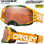 MX brýle Oakley Airbrake Prizm MX Toby Price Gold Signature Goggle