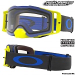 MX brýle Oakley Front Line MX Blue Green Goggle