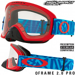 MX brýle Oakley OFrame 2.0 PRO MX Angle Red
