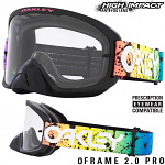 MX brýle Oakley OFrame 2.0 PRO MX Black Splatter