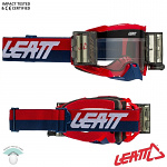MX brýle s převíjením LEATT Velocity 5.5 Roll-Off Red