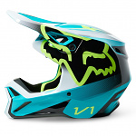 MX helma FOX V1 LEED Helmet Teal 2023