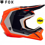 MX helma FOX V1 NITRO Helmet Flo Orange 2024