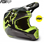 MX helma FOX V1 XPOZR Helmet Black Grey 2023