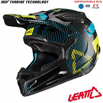 MX helma Leatt GPX 4.5 V19.2 Black Lime 2019