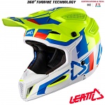 MX helma Leatt GPX 5.5 Composite V10 Lime White 2018