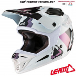 MX helma Leatt GPX 5.5 Composite V19.2 White Black 2019