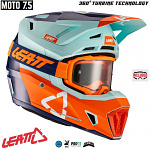 MX helma Leatt Helmet Kit Moto 7.5 V21.2 Ice 2021