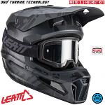 MX helma Leatt Moto 3.5 Helmet Kit V23 Stealth 2023