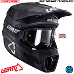 MX helma Leatt Moto 3.5 Helmet Kit V24 Stealth 2024