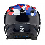 MX helma TroyLeeDesigns GP Helmet Overload Camo Navy Red Limited Edition