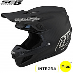 MX helma TroyLeeDesigns SE5 Carbon Helmet Stealth Black Chrome 2024