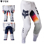 MX kalhoty FOX FlexAir RYVR LE Pant White Navy 2023