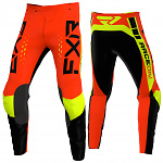 MX kalhoty FXR Clutch Pro MX Pant Black NukeRed HiVis 2022