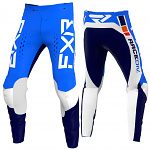MX kalhoty FXR Clutch Pro MX Pant Cobalt Blue White Navy 2022