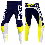 MX kalhoty FXR Clutch Pro MX Pant Midnight White Yellow 2022