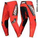 MX kalhoty LEATT Moto 4.5 Pant Red 2022