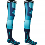 MX ponožky pod ortézy FOX FlexAir Knee Brace Sock Teal 2024