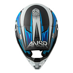 Náhradní kšilt helmy Answer Evolve 3 Black Blue Grey Visor 