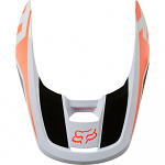 Náhradní kšilt helmy FOX V1 PRIX Visor Flo Orange 20
