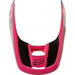 Náhradní kšilt helmy FOX V1 PRIX Visor Pink 20
