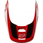 Náhradní kšilt helmy FOX V1 PRIX Visor Red 20