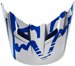 Náhradní kšilt helmy FOX V1 Race Blue 17