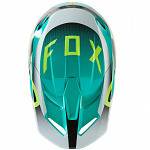 Náhradní kšilt helmy FOX V1 Visor Leed Teal 2023