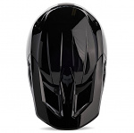 Náhradní kšilt helmy FOX V1 Visor Solid Black 2024