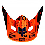 Náhradní kšilt helmy FOX V2 Union Orange 16