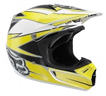 Náhradní kšilt helmy FOX V3 Race Yellow 07 Visor