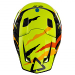 Náhradní kšilt helmy Leatt Visor Moto 8.5 V23 Citrus Tiger