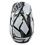 Náhradní kšilt helmy TroyLeeDesigns D3 Fiberlite Vertigo Black White Visor